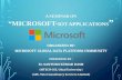 MGDPC event on "Microsoft IoT- Applications"