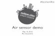 Smart Citizens - Air sensor demo