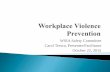 WSIA Safety Training 10-22-15 Workplace Violence Prevention PPT