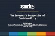 SPARK15: The Investor's Perspective of Sustainability