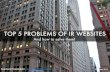 Q4 Web: Top 5 Problems with IR websites webinar ebook