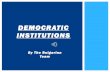 Democratic institutions in Bulgaria