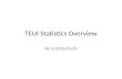 TEUI Statistics Overview