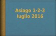 Asiago 2016