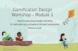 Gamification Design Workshop - Module 1 by Monica Cornetti