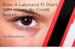 Does a lakeland fl short sale affect my credit score
