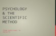 Psychology 100 Research Design