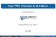 Lukas Macura - Employing Zabbix to monitor OpenWrt (Beesip) devices with Uciprov