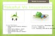 Takaful Vs Insurance