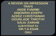 REVIEW ON IMPRESSION TRAYS BY OAU STUDENTS