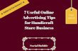 7 useful online advertising tips for handicraft store business