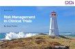 Webinar on Risk Management in Clinical