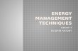 Energy management techniques