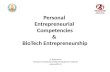 Entrepreneurial comptencies for biotech entrepreneurs  annauniv - 1.2.2017