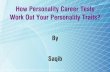 How personality career tests work out your personality traits