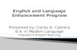 English classes program
