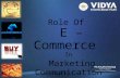 E-Commerce in Marketing Communications