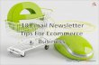 10 email newsletter tips for ecommerce business