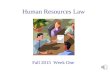 LAW 598 - HR & Employment Law W1A