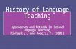 History of language teaching