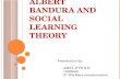 Albert bandura and social learning theory