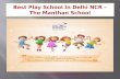 Best play schools in delhi ncr – the manthan school