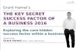 A businesses secret success factor 2016