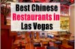 Famous Chinese Restaurants in Las Vegas
