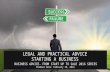 Legal and Practical Advice – Starting a Business