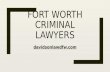 Fort Worth Criminal Lawyers