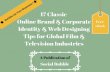 17 classic online brand & corporate identity & web designing tips for global film & television industries