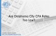 Are Oklahoma City CPA Rates Too Low? (SlideShare)
