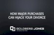 How Major Purchases Can Hijack Your Divorce