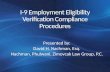 I-9 Employment Eligibility Verification Compliance Procedures