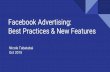 Facebook Best Practices and New Features (Oct 2015)