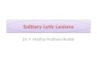 Solitary lytic lesions