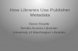 How Libraries Use Publisher Metadata - Crossref Community Webinar