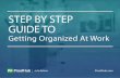 Step by step guide to getting organized at work
