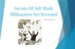Secrets of selfmade millionaire slideshare