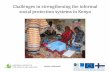 Markku Malkamäki: Challenges in strengthening the informal social protection systems in kenya