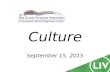 Building a Culture of Development and Joy - Shawn Miller September 2015