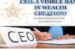 ceo : a visible hand in wealth creation?