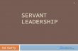 Servant Leadership 10.11.2015