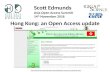 Scott Edmunds: Hong Kong Open Access Update