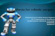 Anesthesia for robotic surgery