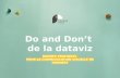 Do and don't de la dataviz