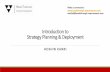 Introduction to strategy planning & deployment