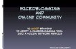 Microblogging & Online Community ENGLISH