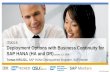 SAP Teched 2016 - Deployment Options with Business Continuity for SAP HANA (HA and DR)