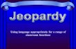 Jeopardy unit 27